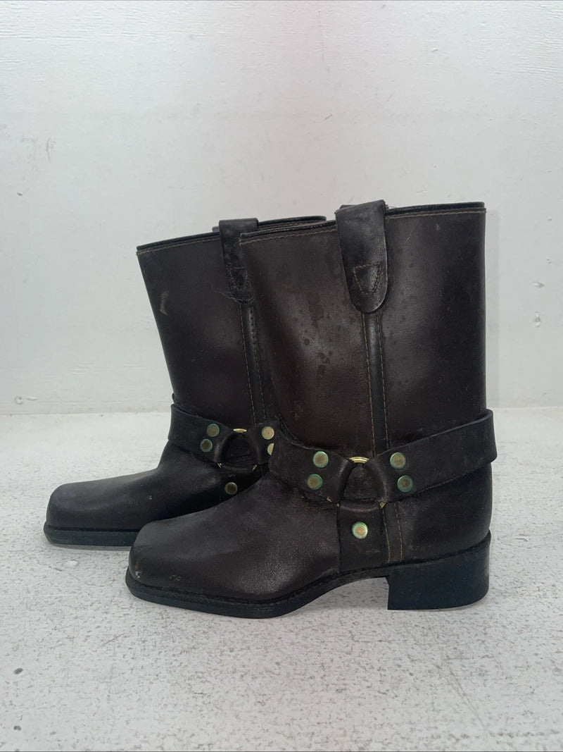New Kids Brown Texas Brand Cowboy Boots. 3909 13 D. 23-40