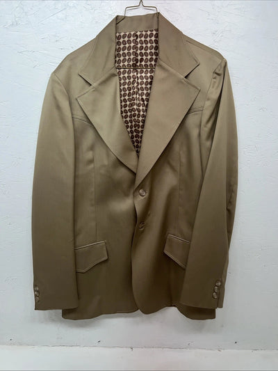 New Men’s Panhandle Slim Tan Suit Jacket 42 #1072 LL- 607