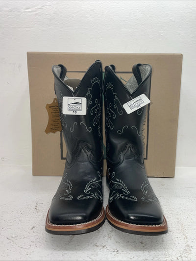 New Men’s Black Smoky Mountain Cowboy Boots. 6843 10. 7-49