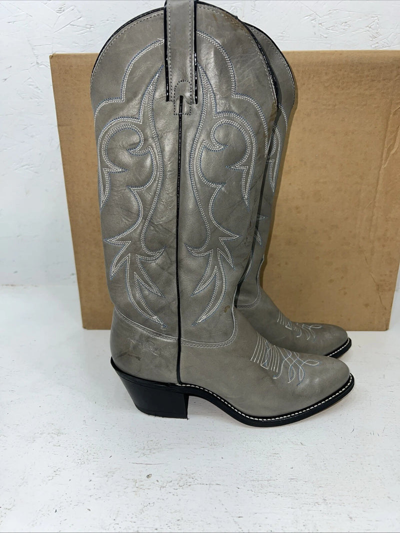 New Women’s Grey Kenny Rodger’s Cowboy Boots. 40402 6 M. 20-130