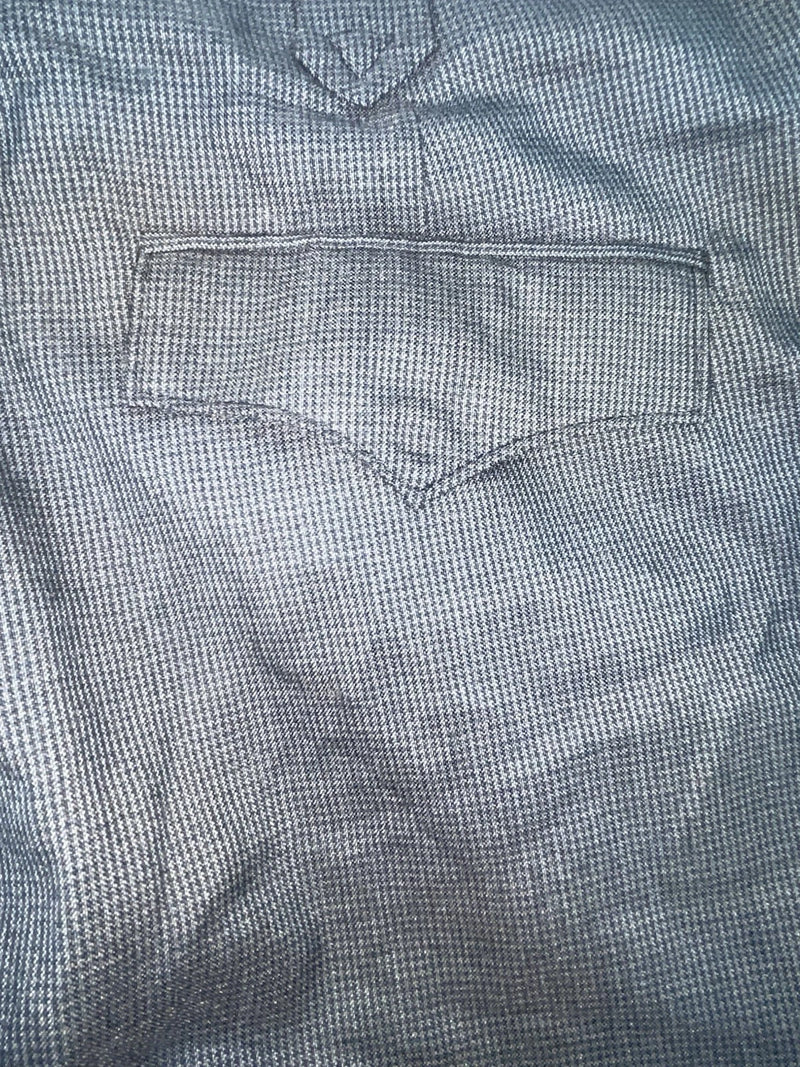New Vintage Black Circle S Polyester Pants #CP6740 XX-112