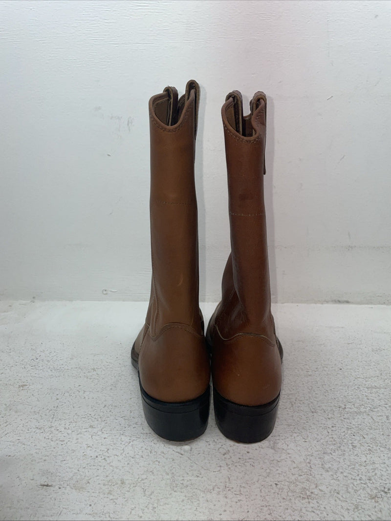 New Men’s Brown Double H Cowboy Boots. 81665 7.5 7 1/2 E E. 1-66