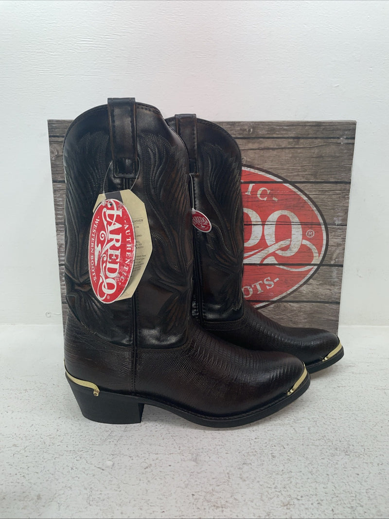 New Men’s Brown Laredo Cowboy Boots. 68082 9 E W. 3-72