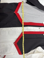 New Women’s Cowboy Threads Black White Red Long Sleeve Button Up Large TT-126