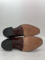 New Men’s Brown Dan Post Cowboy Boots. 6515 10.5 10 1/2 D. 7-104