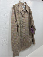 New Men’s Dickson Genkins Multiple Color Plaid Long Sleeve Pearl Snap Small J-55