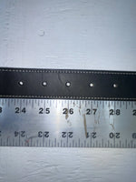 New Brown Genuine Leather 3D Weaved And Silver Pendent 26” Belt #1432 JJ-103