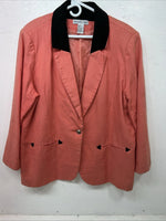 New Women’s Samantha Taylor Pink Blazer 18W #5699 UU-25