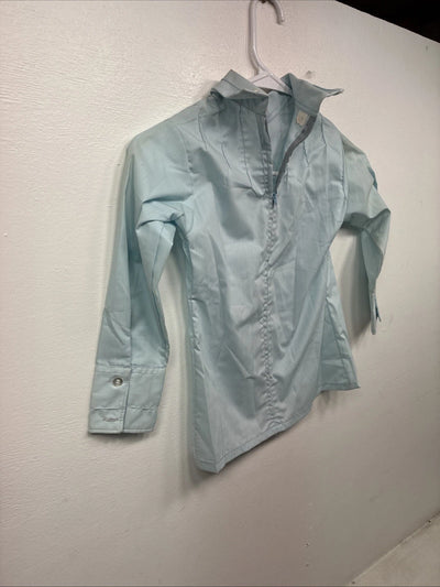 New Kids Blue Long Sleeve Half Zip Size 8 Shirt YY-12