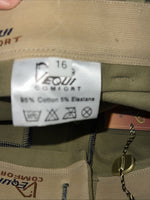 New Women’s Green Vequi Comfort English Riding Pants. 16 D-54