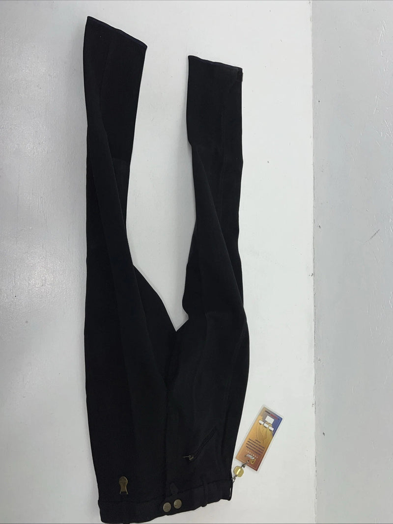 New Women’s Black Vequi Comfort English Riding Breeches. 24 L 6900 G-19