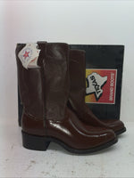 New Men’s Brown Texas Brand Cowboy Boots. 8311 9 D. 5-57