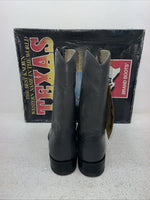 New Men’s Gray Texas Brand Cowboy Boots. 8802 7.5 7 1/2 D. 1-76