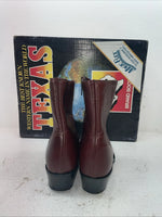 New Men’s Red Texas Brand Cowboy Boots. M 373 10.5 10 1/2 D. 7-68