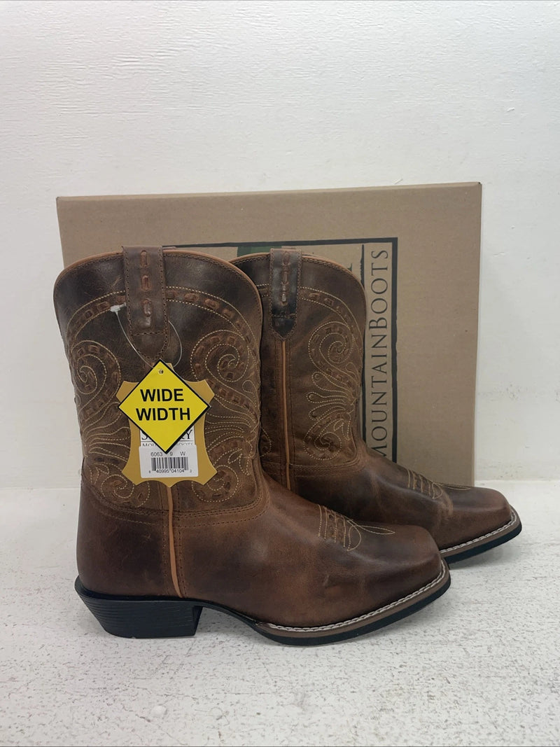 New Men’s Brown Smoky Mountain Cowboy Boots. 6063 9 W. 3-77