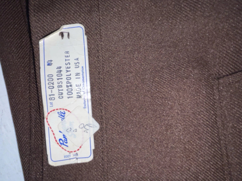New Vintage Brown Panhandle Slim Polyester Pants #810200 NN-162