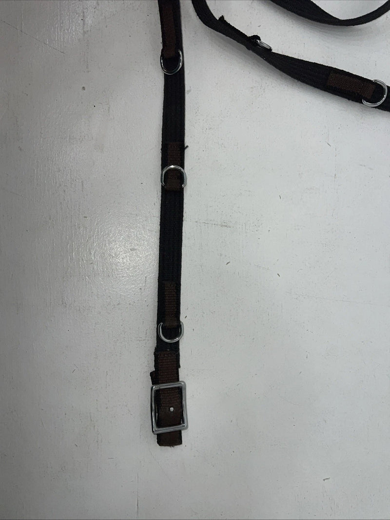 New Grey Nylon German Martingale 2” Y-16