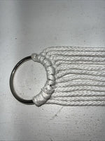 New Tough 1 White Red Western Mohair Cord Girth 46” #59-1246 BB-21
