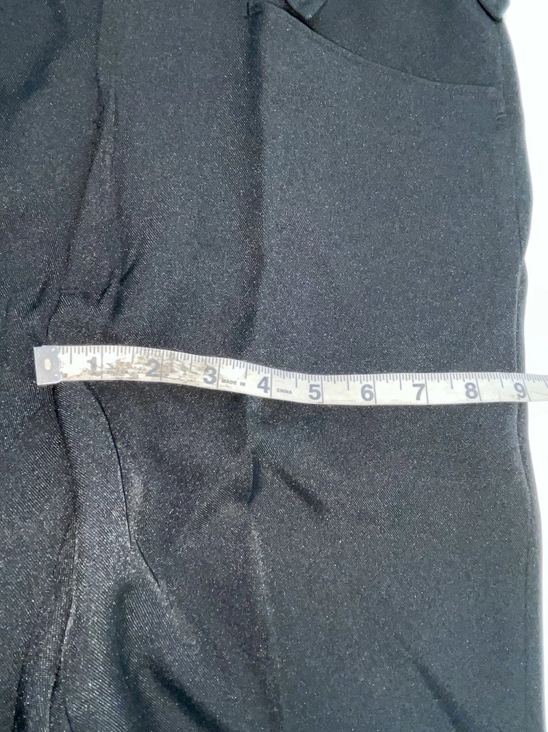 New Vintage Black Circle S Polyester Pants #CP4793 SS-18