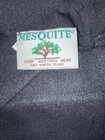 New Vintage Black Mesquite Polyester Pants #5911 VV-68