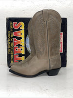 New Women’s Gray Texas Brand Cowboy Boots. 4952 8 M. 16-73