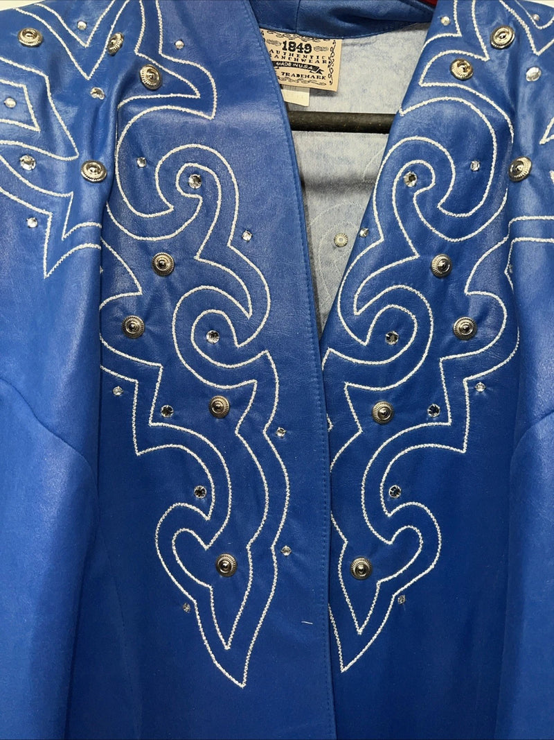 New Women’s Blue 3XL 1849 Authentic Ranchwear Show Jacket RR-7