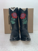 New Youth Black Smoky Mountain Cowboy Boots. 3688 Y 4.5 4 1/2. 22-116