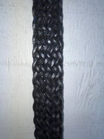 New Black Genuine Leather Braided 28” Belt NN-5