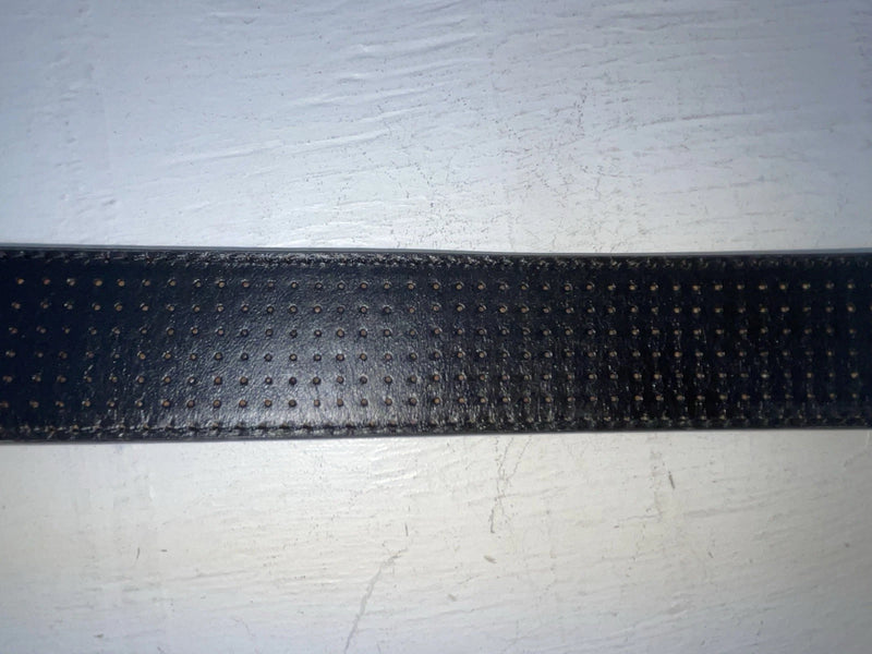 New Black Genuine Leather HD Xtreme 42” Belt #N2711001 JJ-82