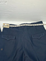 New Vintage Blue Circle S Polyester Pants #BF85 SS-5