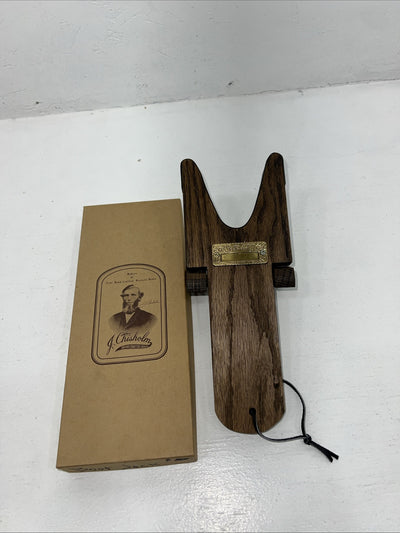 New J.Chisholm Boot Jack Natural Wood C-35