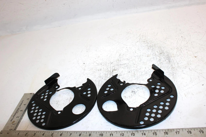 00 Kawasaki Bayou 300 4x4 Oem Brake Rotor Guard Set 55020-1304 55020-1305 AK20