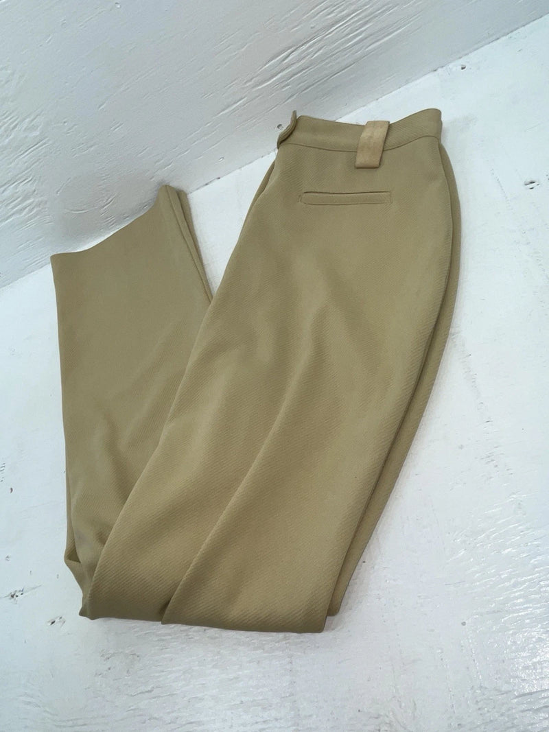 New Vintage Yellow Express Tricot Polyester Pants VV-53
