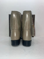 New Women’s Tan Lace Up Laredo Cowboy Boots. 4498 8.5 8 1/2 M. 16-97