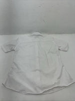 New Women’s White Tough 1 Comfort Riders Short Sleeve English Shirt. 36 G-36