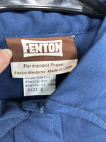 New Kids Fenton Navy Blue Long Sleeve Button Up Size 8 DD-132