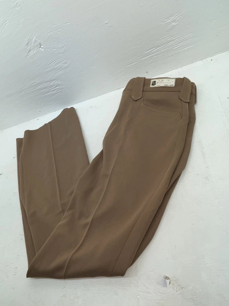 New Vintage Brown Dickson Jenkins Polyester Pants #2442 SS-36