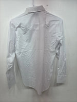 New Boys Champion Western White Long Sleeve Pearl Snap 16 DD-88
