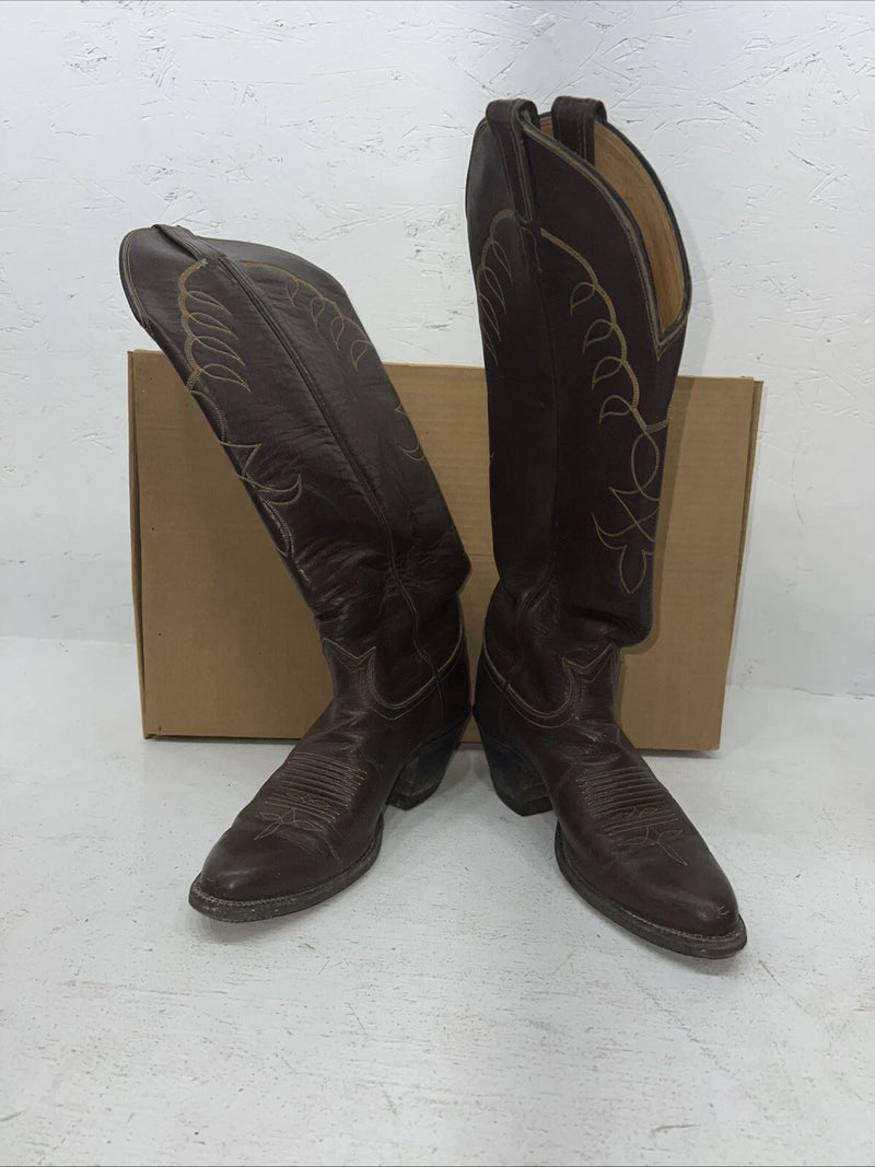 New Women’s Brown Tony Lama Cowboy Boots. 6423 6.5 6 1/2 B. 17-50