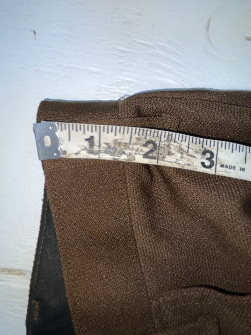 New Vintage Brown Panhandle Slim Polyester Pants #B25C360 SS-15