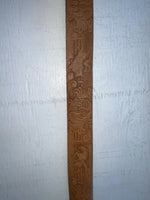 New Brown Genuine Leather Chambers Tooled 28” Belt #WY544 JJ-105