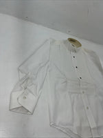 New Children’s White Classic Long Sleeve English Riding Shirt. Small G-51