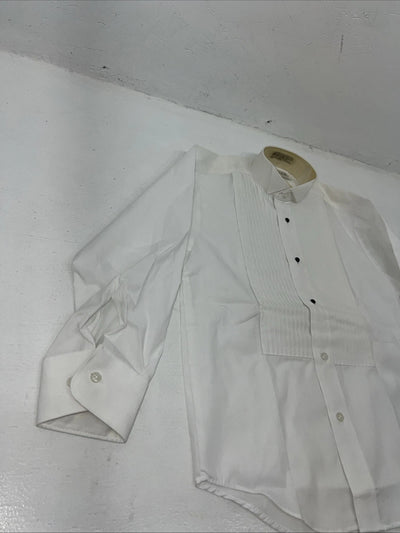New Children’s White Classic Long Sleeve English Riding Shirt. Small G-51