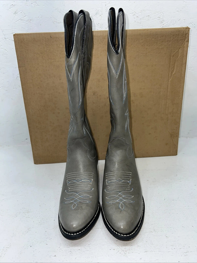 New Women’s Grey Kenny Rodger’s Cowboy Boots. 40402 6 M. 20-130