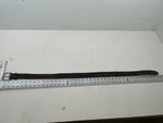 New Maroon Genuine Leather Stitched 34” Belt #6985 Z-166