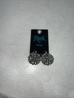 New Women’s Rock 47 Silver Diamond Dangle Earrings. ER3008R47 A-88