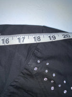 New Women’s Black Cumberland Outfitters Long Sleeve Button Up Shirt S 3B-109