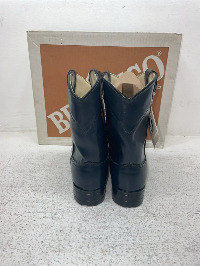 New Kids Navy Bronco Cowboy Boots. C 1507 2.5 2 1/2 D. 23-165