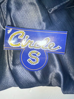 New Vintage Blue Circle S Polyester Pants #CP5091 OO-15
