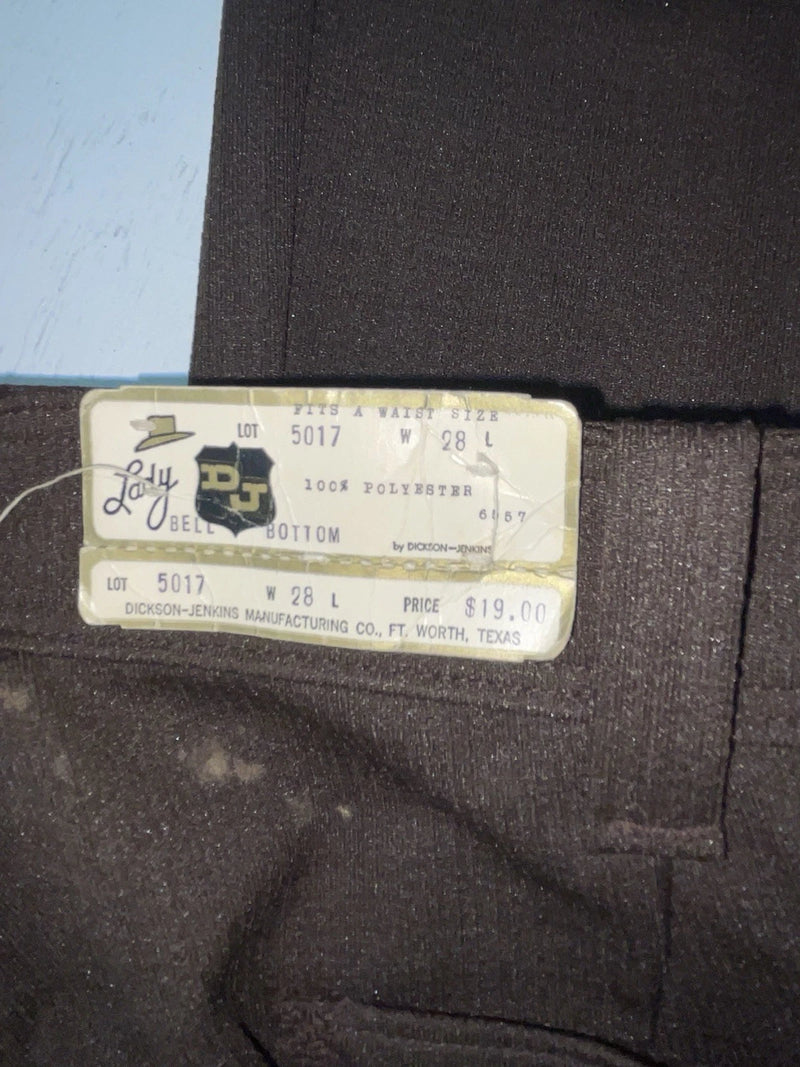 New Vintage Brown Dickson Jenkins Polyester Pants #5017 3A-37